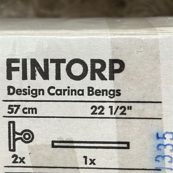 Ikea Fintorp Bundle Of Steel Rail 22.5”-5 Hooks -3 Buckets Utensil Hanger - Picture 12 of 17